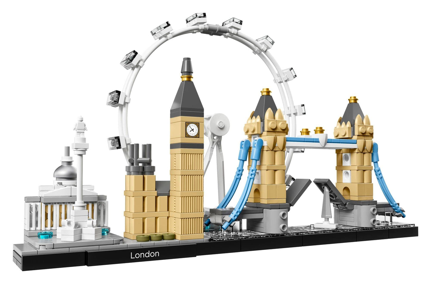 LEGO Architecture London Skyline 21034 Collectible Model Building Kit with London Eye, Big Ben, and Tower Bridge, Office Home Décor, Skyline Collection LEGO