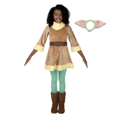 Déguisement officiel Star Wars Grogu pour enfant Jazwares - Robe en tissu minky de qualité supérieure avec coiffe assortie (L)