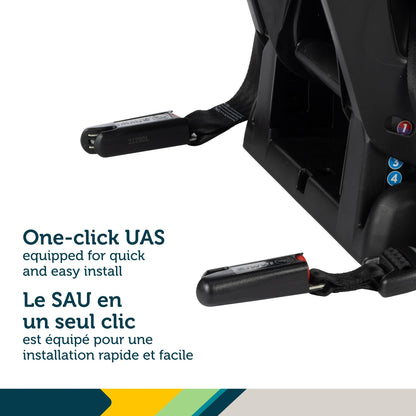 Siège d'auto tout-en-un convertible 4-en-1 EverSlim de Safety 1st - Black Beauty