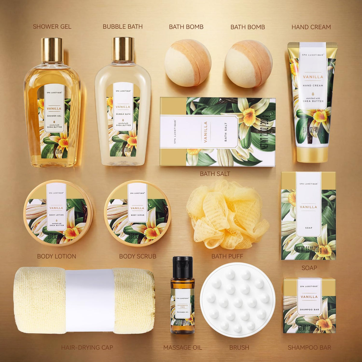 Gift Baskets for Women Spa Luxetique Birthday Gift 15pc Vanilla Gifts Set 🍁 All In One Marketplace Canada