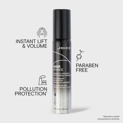 Joico Hair Shake Liquid to Powder Texturizing Finisher, Instant Lift, Fullness and Texture, Quick Dry, 150mL