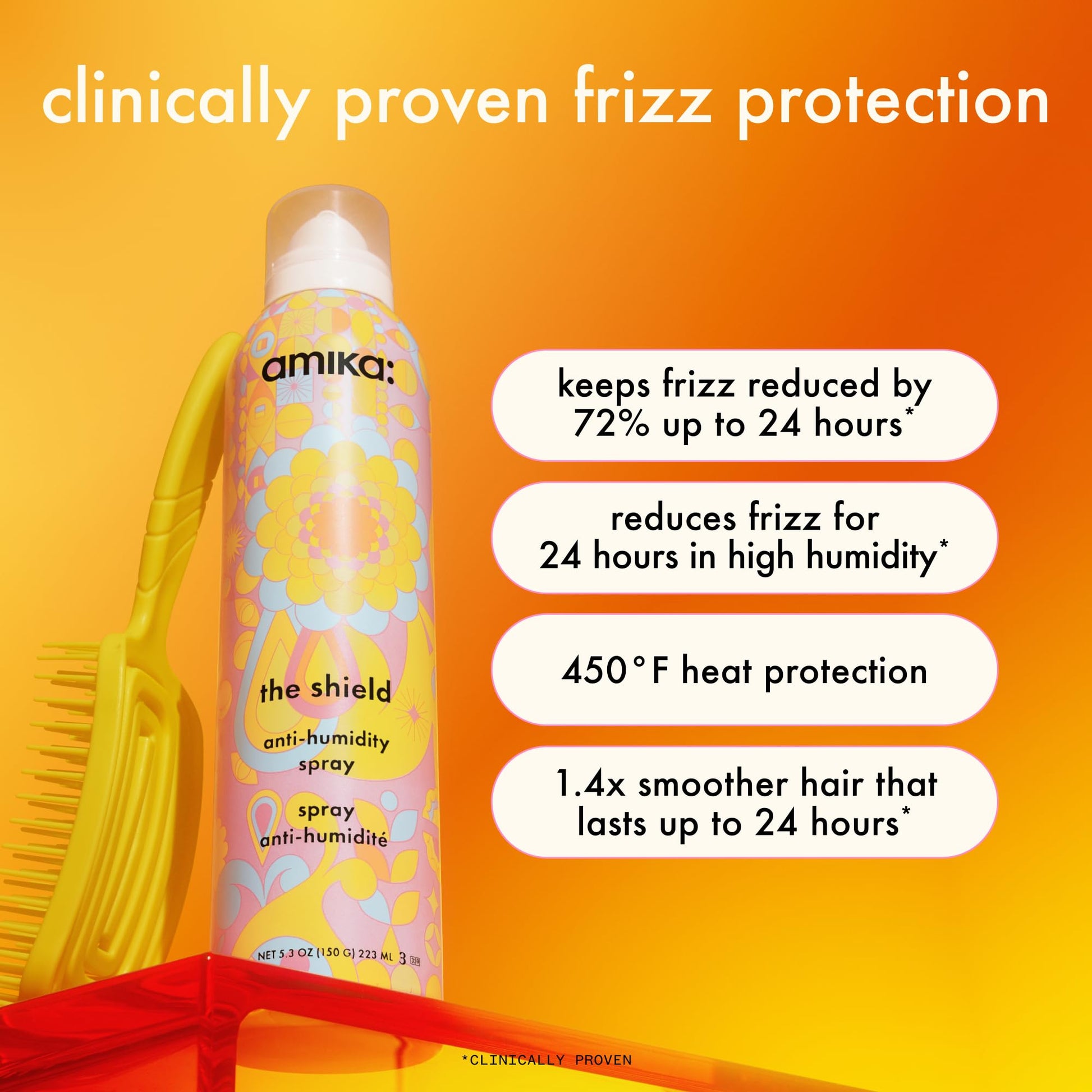 amika the shield anti-humidity spray, 2.5oz - Available at All In One Marketplace Canada