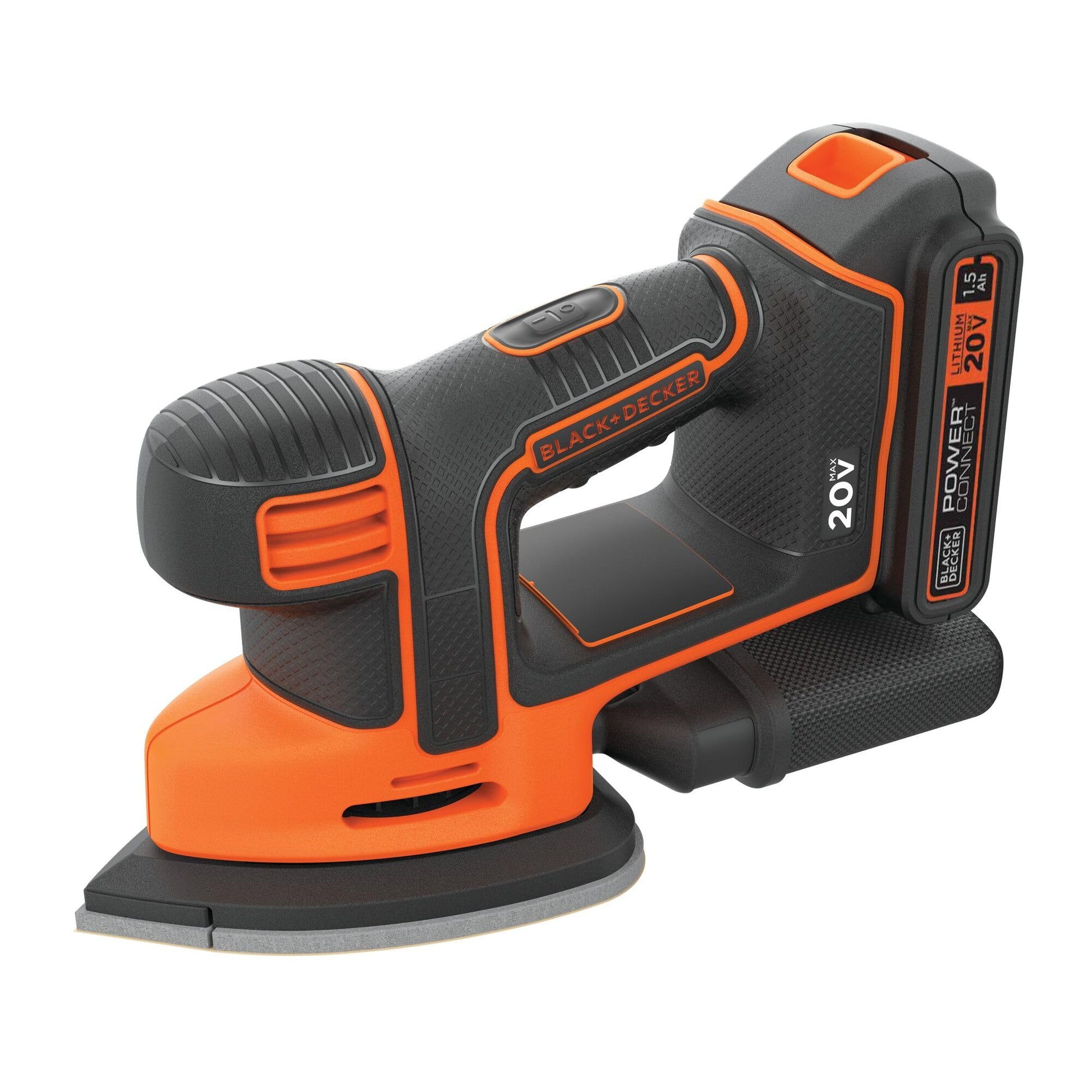 BLACK+DECKER 20V MAX* Cordless Detail Sander with Battery and Charger (BDCMS20C) BLACK+DECKER