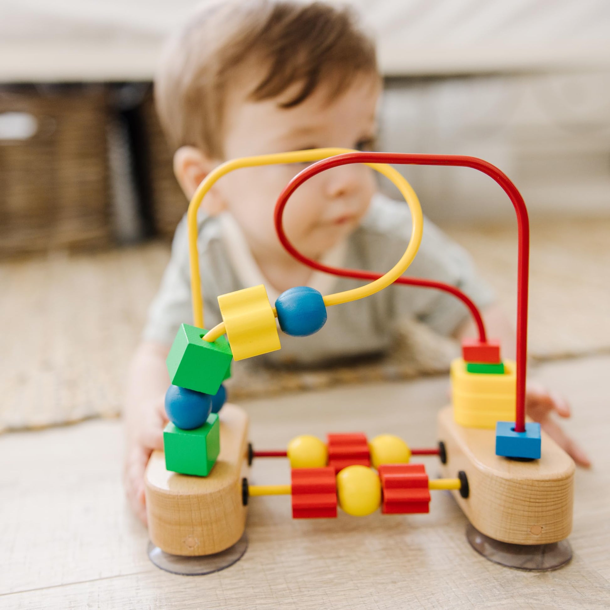 Melissa & Doug First Bead Maze Wooden Educational Baby Toy Melissa & Doug