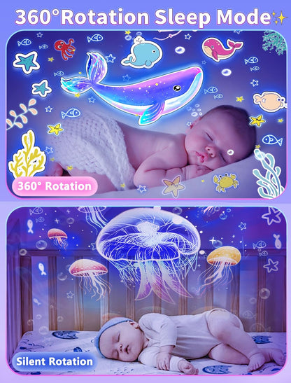 21 Sets of Films, Projector Night Light for Kids Bedroom, Baby Projector for Ceiling, Star Galaxy Night Lights with 360°Rotation Dimmable for Kids Baby Girls, Birthday, Christmas, Nursery, Room Decor 🍁 All In One Marketplace Canada