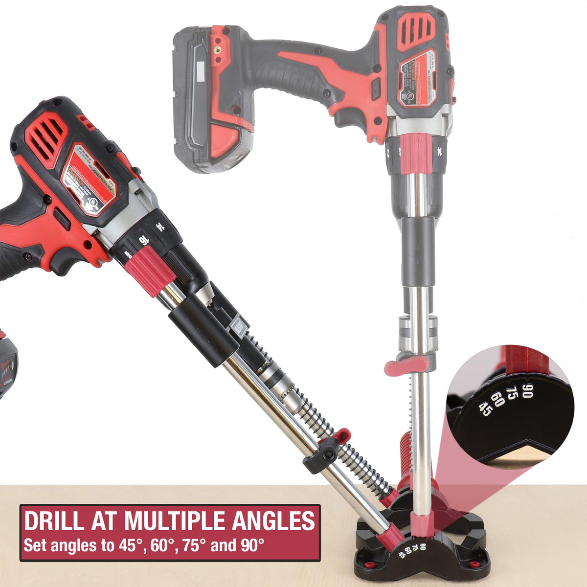 Milescraft 1318 DrillMate Drill Guide with Chuck