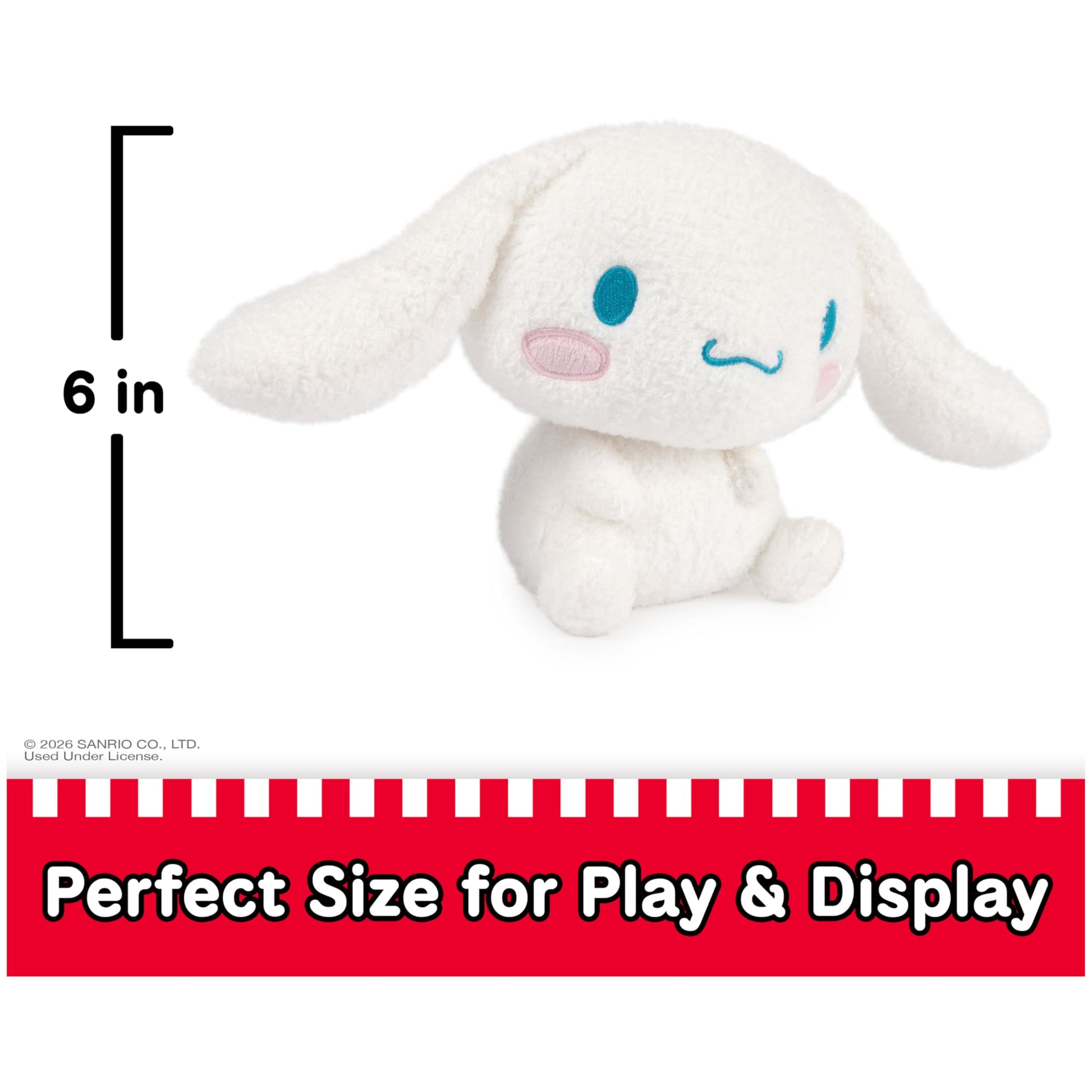 GUND Sanrio Cinnamoroll 6-Inch Plush Toy for Ages 1+ GUND