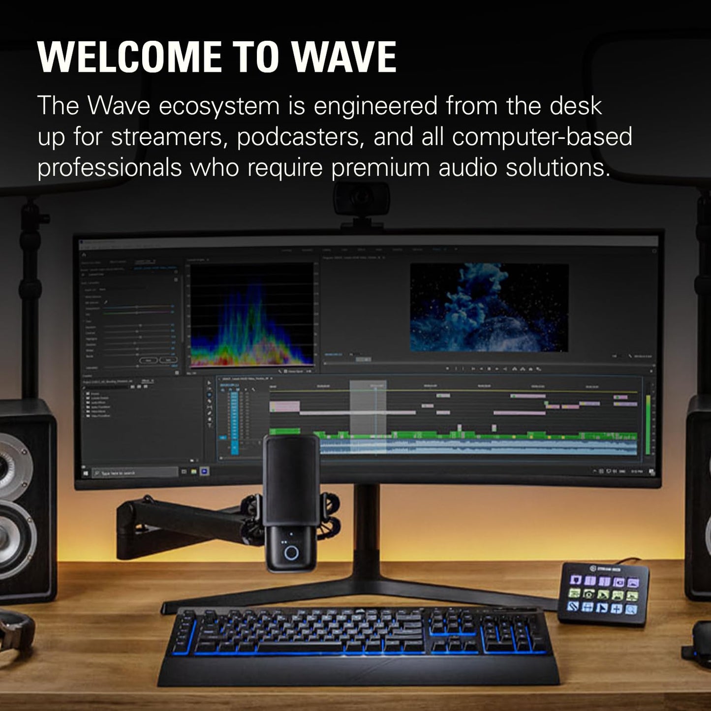 Elgato Wave Mic Arm Low Profile Microphone Boom Arm