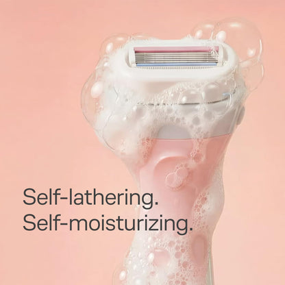 INTUITION Schick Razor for Women Variety Pack - 1 Handle & 4 Blades Refill | Shaving Kit for Girls & Beginners, Gift Set