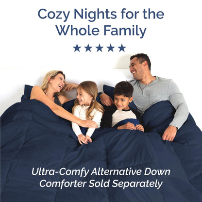Full Size 4 Piece Sheet Set - Comfy Breathable & Cooling Sheets - Hotel Luxury Bed Sheets for Women & Men - Deep Pockets, Easy-Fit, Extra Soft & Wrinkle Free Sheets - Navy Blue Oeko-Tex Bed Sheet Set