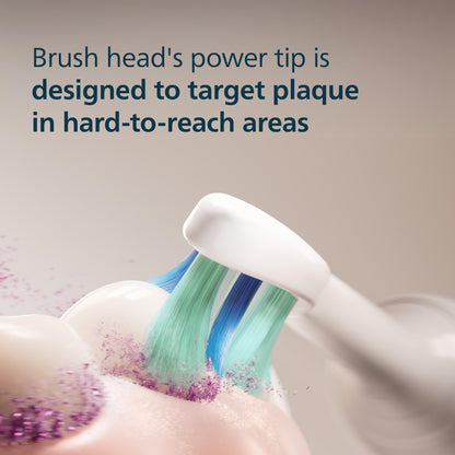 Philips Sonicare Optimal Plaque Control Replacement Brush Heads, White, 3 pack, HX9023/92