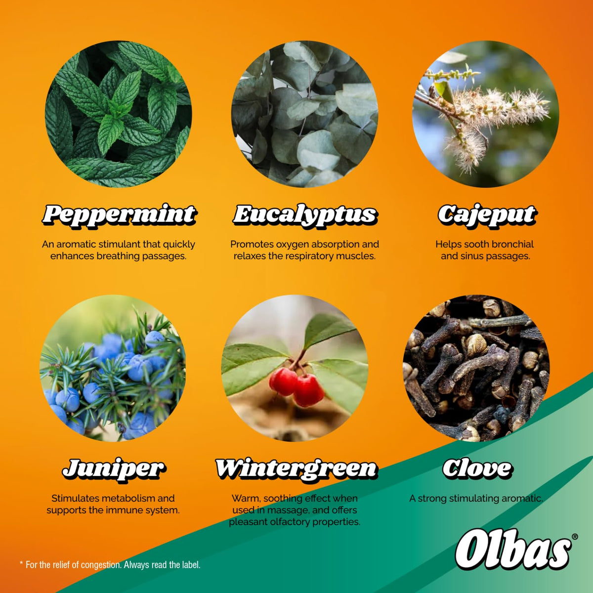 Olbas Oil Natural Inhalant Decongestant Oil with Cajuput, Clove, Eucalyptus, Menthol, Mint, and Peppermint - Fast Relief for Colds & Blocked Noses - 12 ml 🍁 All In One Marketplace Canada