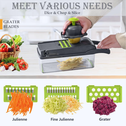 Vegetable Chopper Mandoline Slicer Home Kitchen Appliance Essential Gadget 🍁 All In One Marketplace Canada