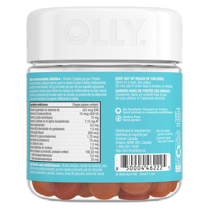 OLLY Prenatal Gummy Supplement Sweet Citrus Multivitamin to help support Mommy & Baby, with no artificial flavours and colours, 30 day supply (60 gummies)