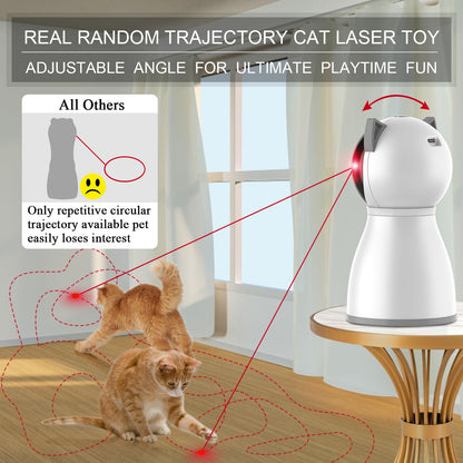 YVE LIFE Cat Toys,The 4th Generation Real Random Trajectory,Motion Activated Rechargeable Automatic Cat Laser Toy,Interactive Cat Toys for Indoor Cats/Kittens/Dogs - Available at All In One Marketplace Canada