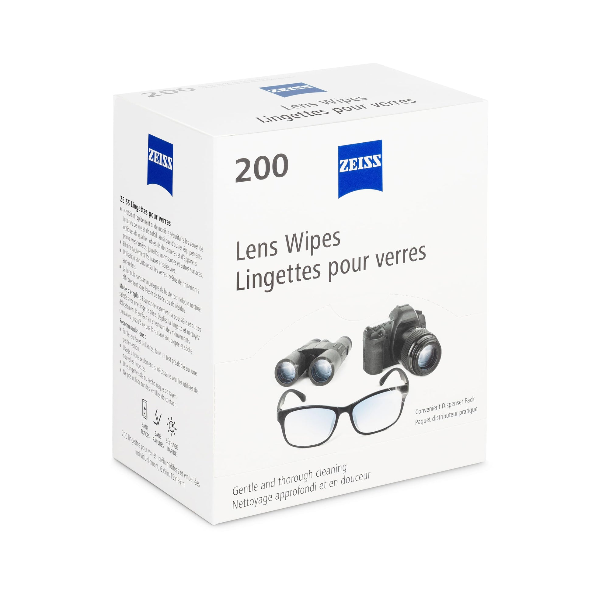ZEISS Pre-Moistened Lens Cleaning Wipes, 200 Count - Available at All In One Marketplace Canada