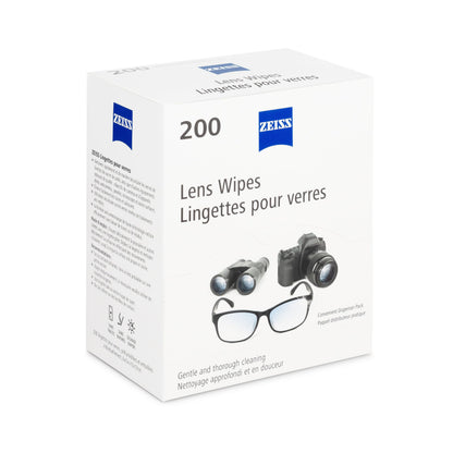 ZEISS Pre-Moistened Lens Cleaning Wipes, 200 Count - Available at All In One Marketplace Canada