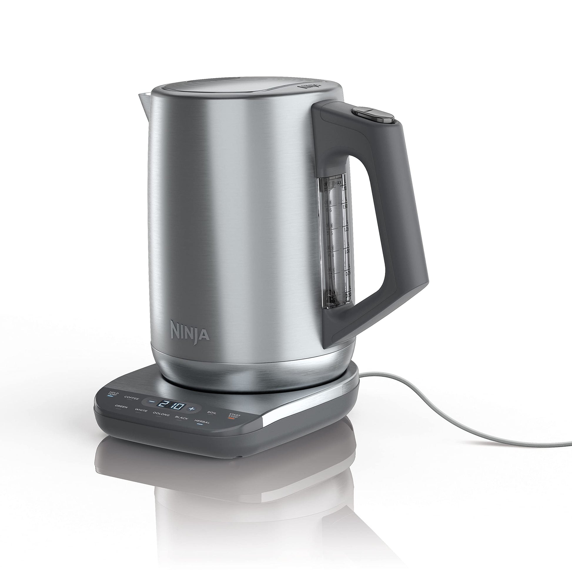 Ninja KT200C Precision Temperature Electric Kettle, 1500 watts, BPA Free, Stainless, 7-Cup Capacity, Hold Temp Setting - Available at All In One Marketplace Canada