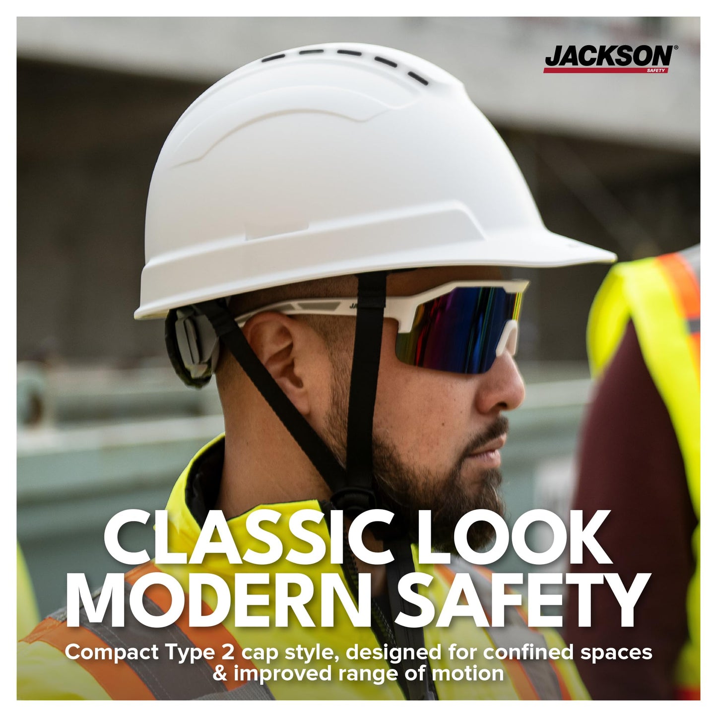 Jackson Safety Sentry2 Type 2 Cap-Style Vented Hard Hat, CSA Z94.1 Class C Jackson Safety