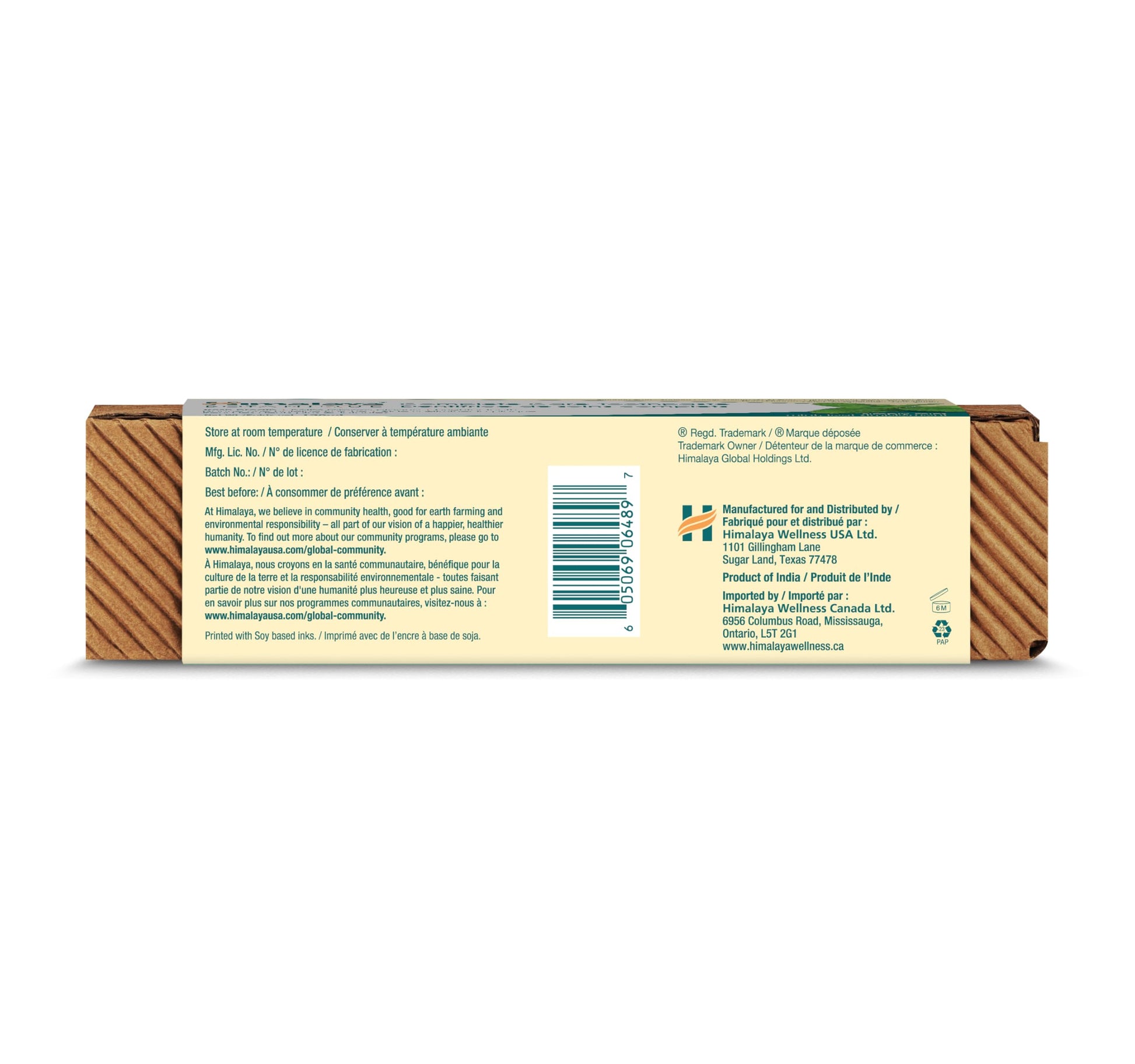 Himalaya Botanique Complete Care Toothpaste, for Brighter Teeth and Fresh Breath, Natural, Fluoride-Free, SLS-Free, Carrageenan-Free & Gluten-Free, Vegan, 150 g (5.29 oz), Variety 4 Pack - Available at All In One Marketplace Canada