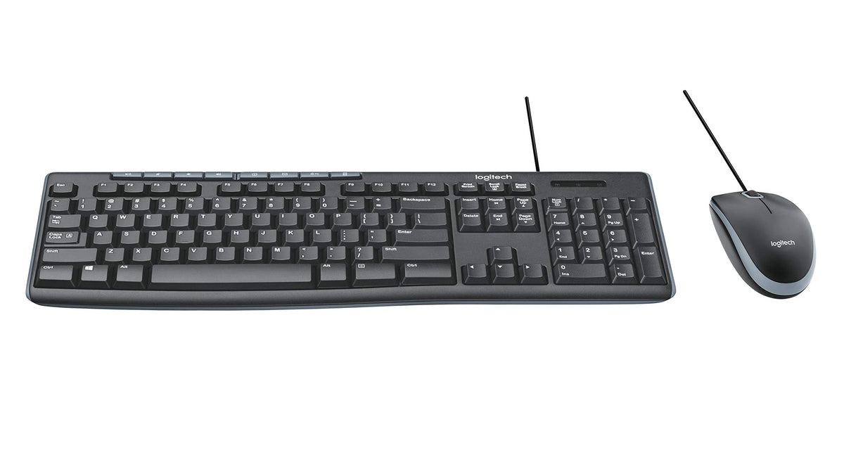 Logitech Media Combo MK200 Full-Size Keyboard and High-Definition Optical Mouse