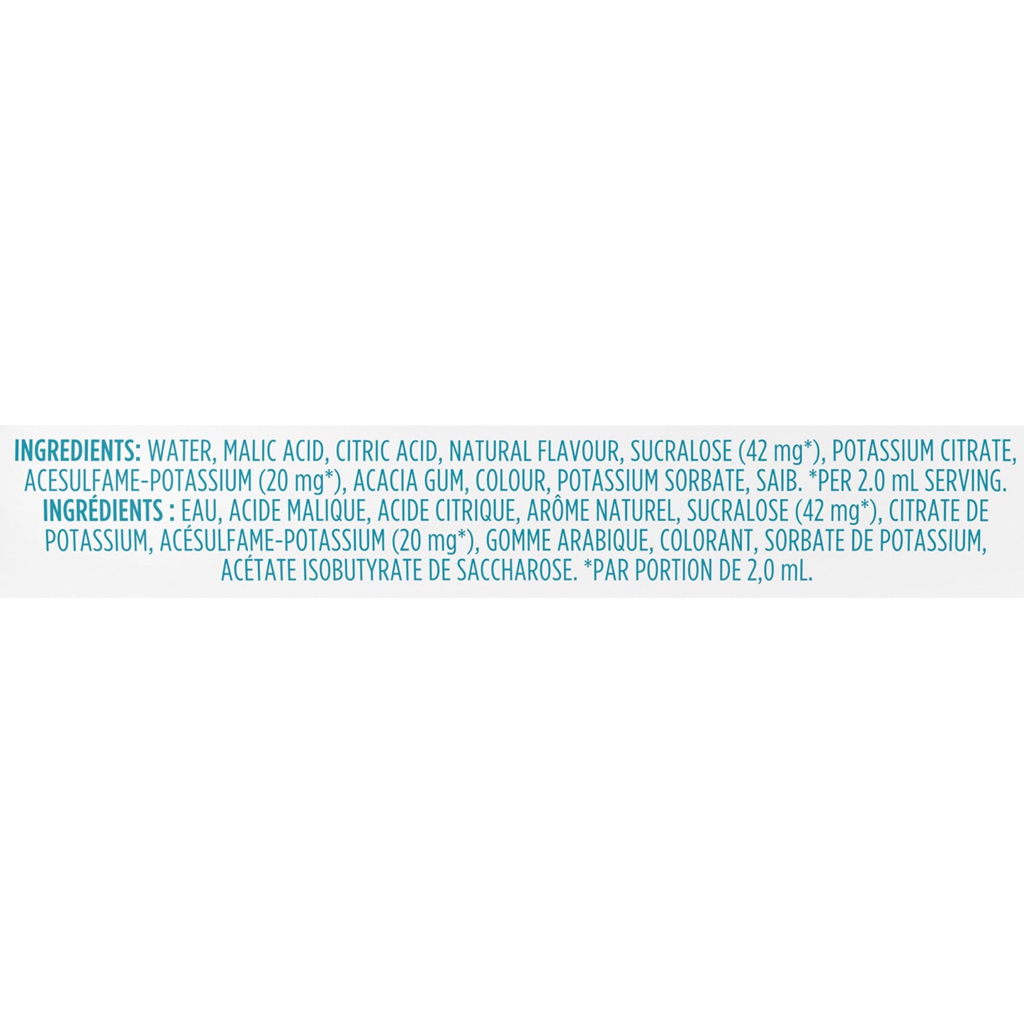 Crystal Light Blueberry Razz Liquid Drink Mix - 48 mL Bottle, 12 Pack Case