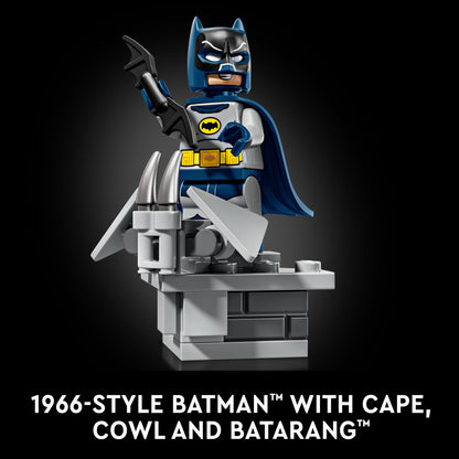 LEGO DC Batman: The Classic TV Series Batmobile, DC Collectible Car, Building Set Inspired by The 1966 Television Show’s Classic Batmobile, Creative DC Gift for Adults and Super Hero Fans, 76328