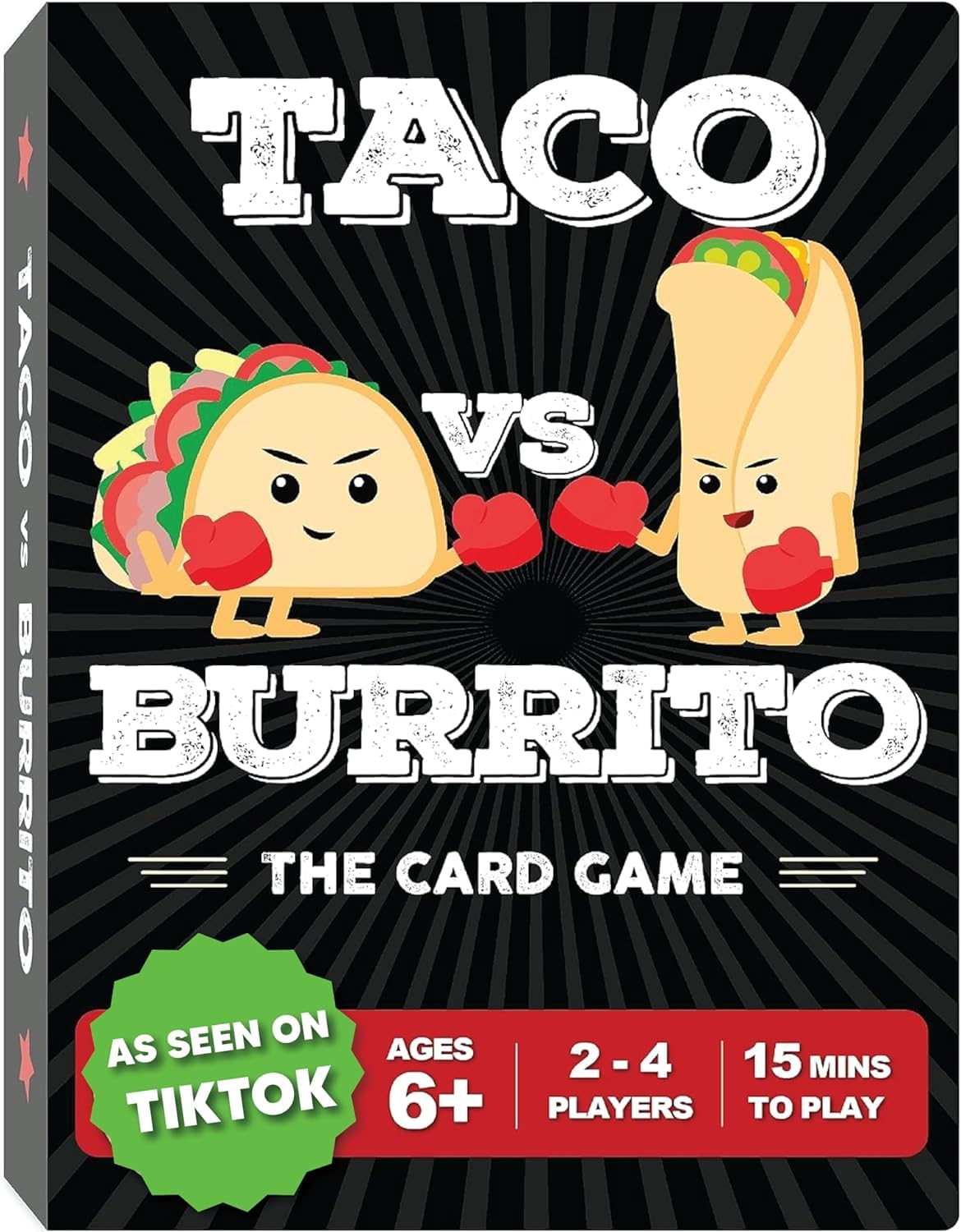 Taco vs Burrito - The Wildly Popular Surprisingly Strategic Card Game Created by a 7 Year Old - a Family-Friendly Party Game for Kids, Teens & Adults - Available at All In One Marketplace Canada