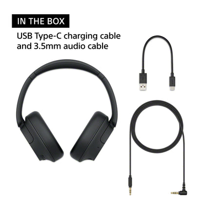 Sony WH-CH720N Noise Cancelling Wireless Headphones Bluetooth Over The Ear Headset with Microphone and Alexa Built-in, White New