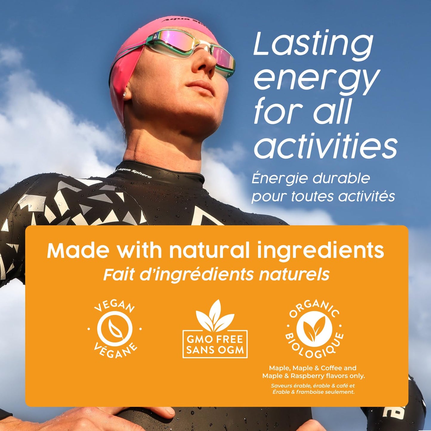 Krono Nutrition Energy Gels - Made with Natural Ingredients - Vegan - Gluten Free - 24 count (Variety Pack) - Available at All In One Marketplace Canada