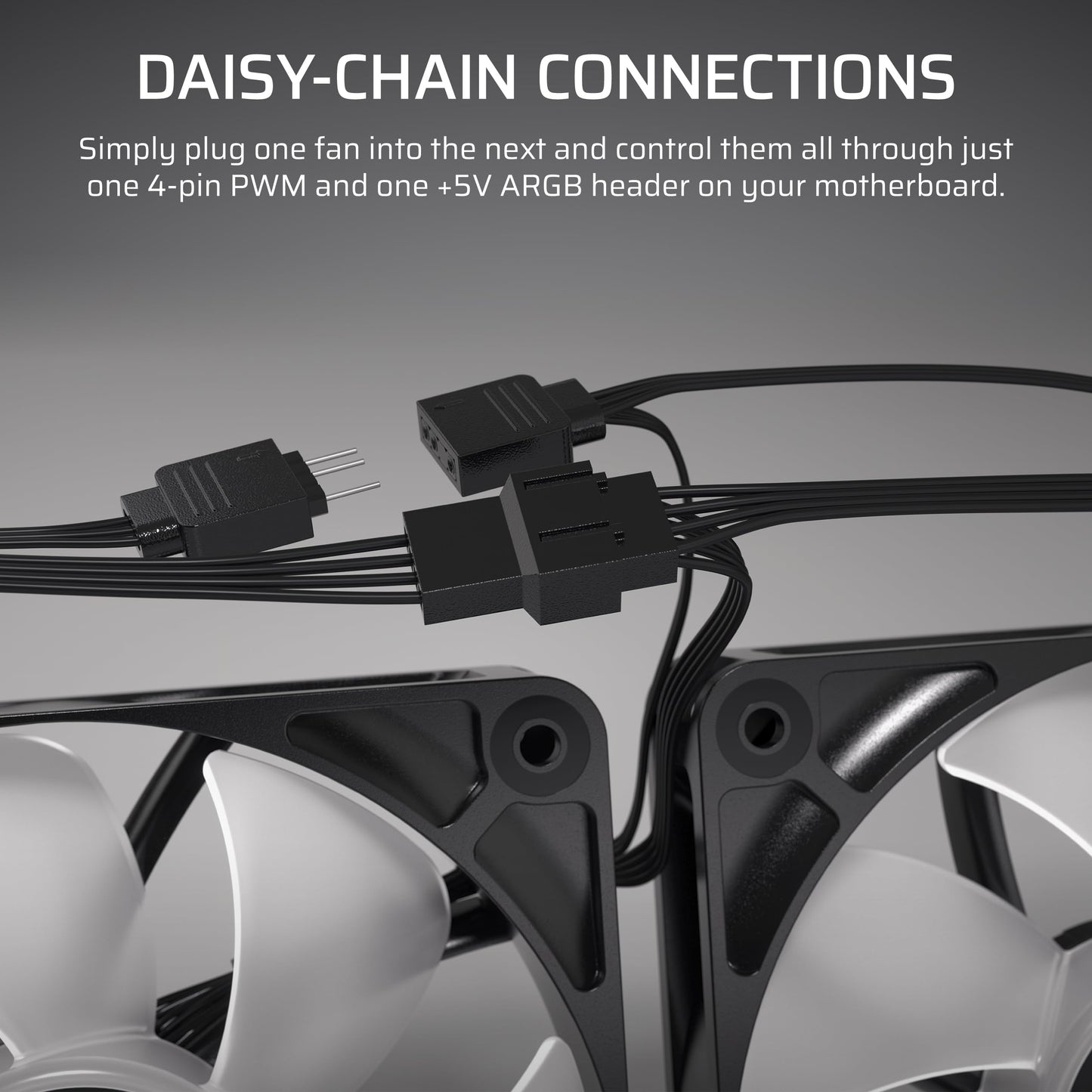 CORSAIR RS120 ARGB 120mm PWM Fans – Daisy-Chain Connection – Low-Noise – Magnetic Dome Bearing – Triple Pack – Black 🍁 All In One Marketplace Canada