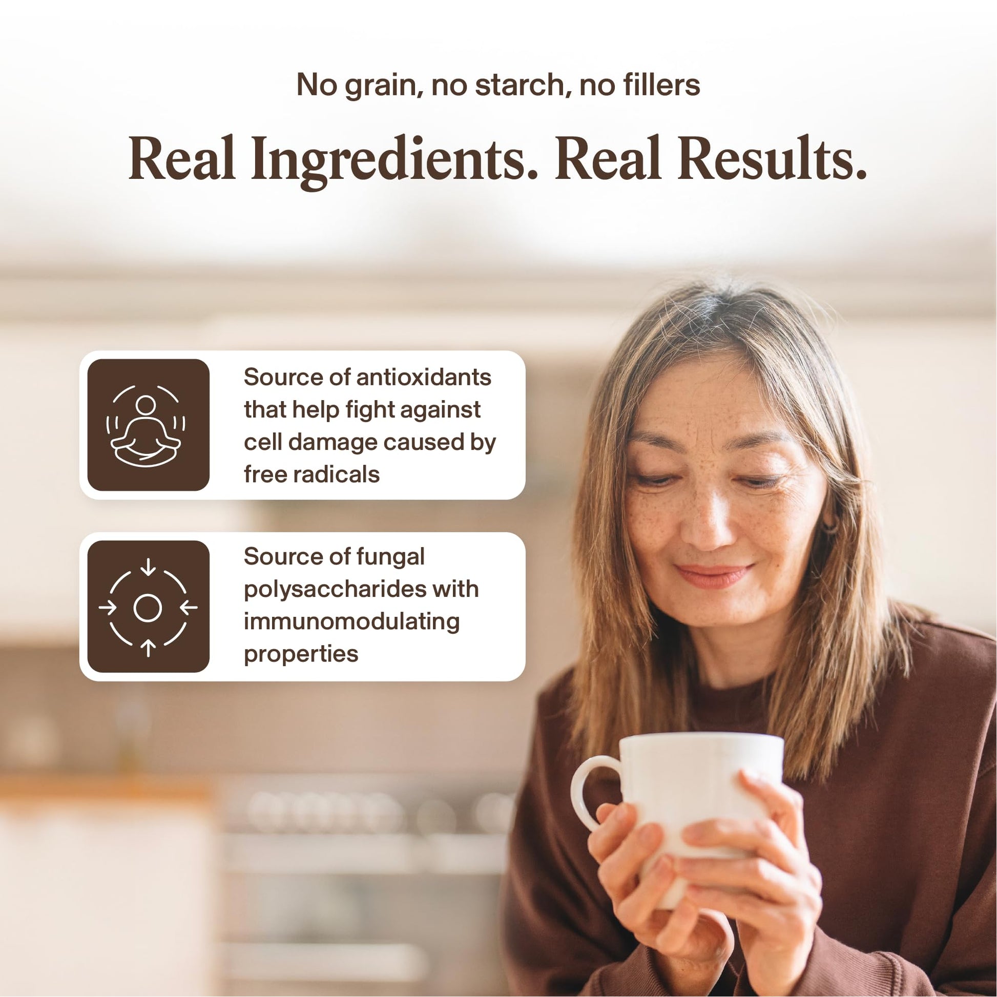 Real Mushrooms Lions Mane Capsules- Organic Mushroom Extract With Immunomodulating Properties Antioxidants - Vegan Supplement, 300 Capsules - Available at All In One Marketplace Canada