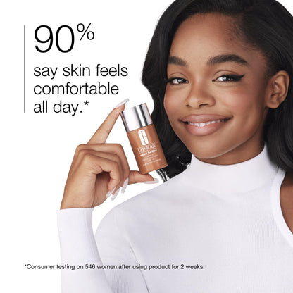 Clinique Even Better Makeup Medium Coverage Foundation Broad Spectrum SPF 15 | Evens Skin Tone + Reduces Dark Spots, Cream Chamois Clinique