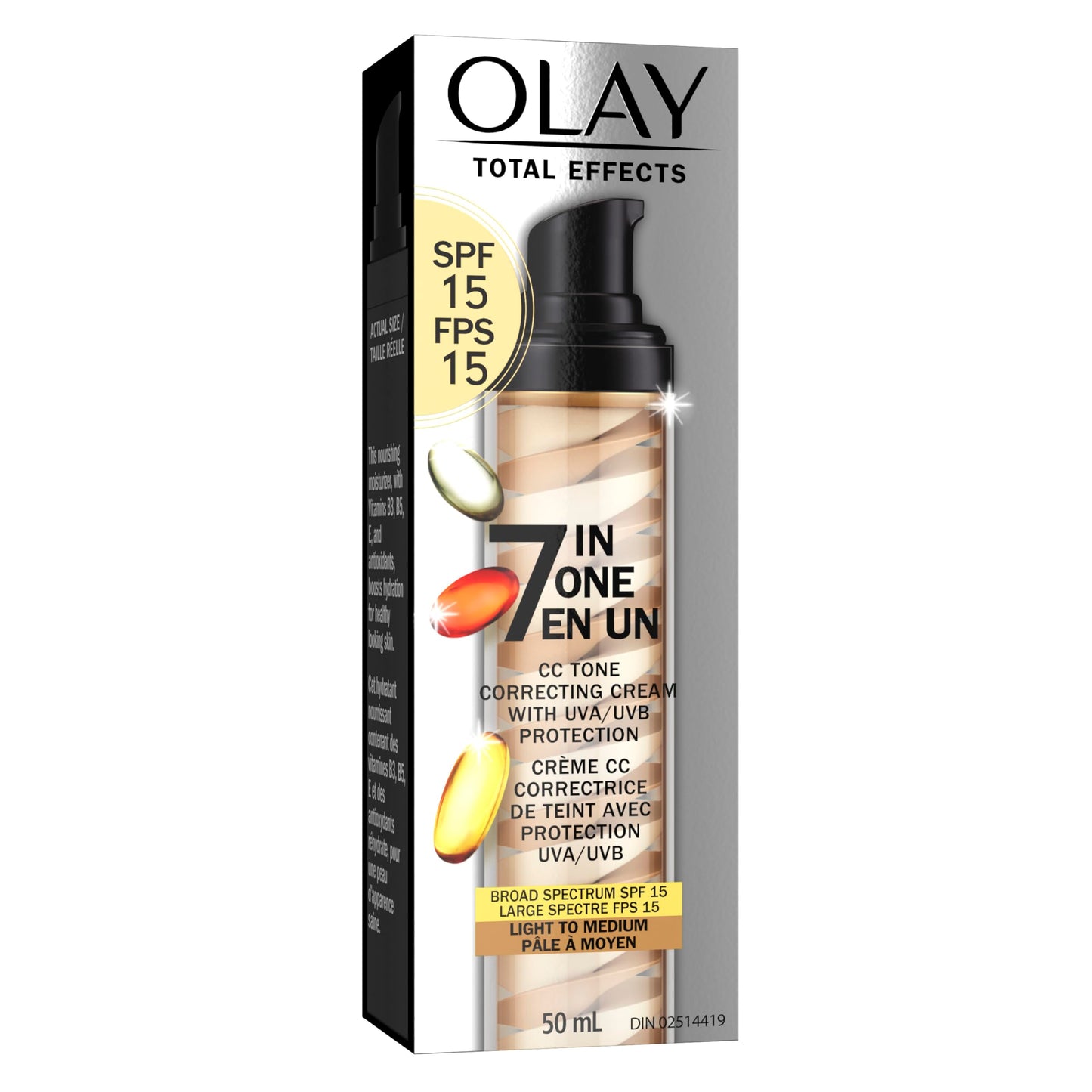 Olay Total Effects Tone Correcting CC Cream SPF 15, 50 mL - Available at All In One Marketplace Canada