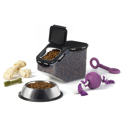 Starfrit LocknLock Pet Food Container - 169oz/5L - Airtight - 4-Sided Locking Flip Top Lid 🍁 All In One Marketplace Canada