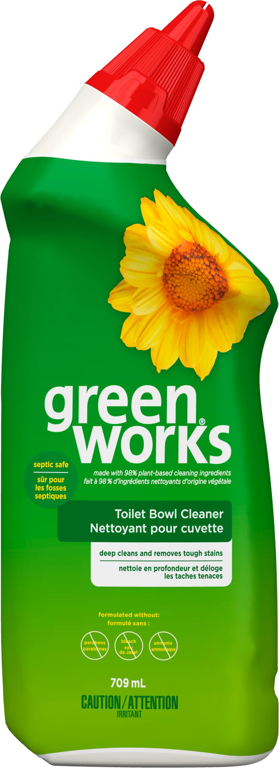 Green Works Toilet Bowl Cleaner, 6/709mL