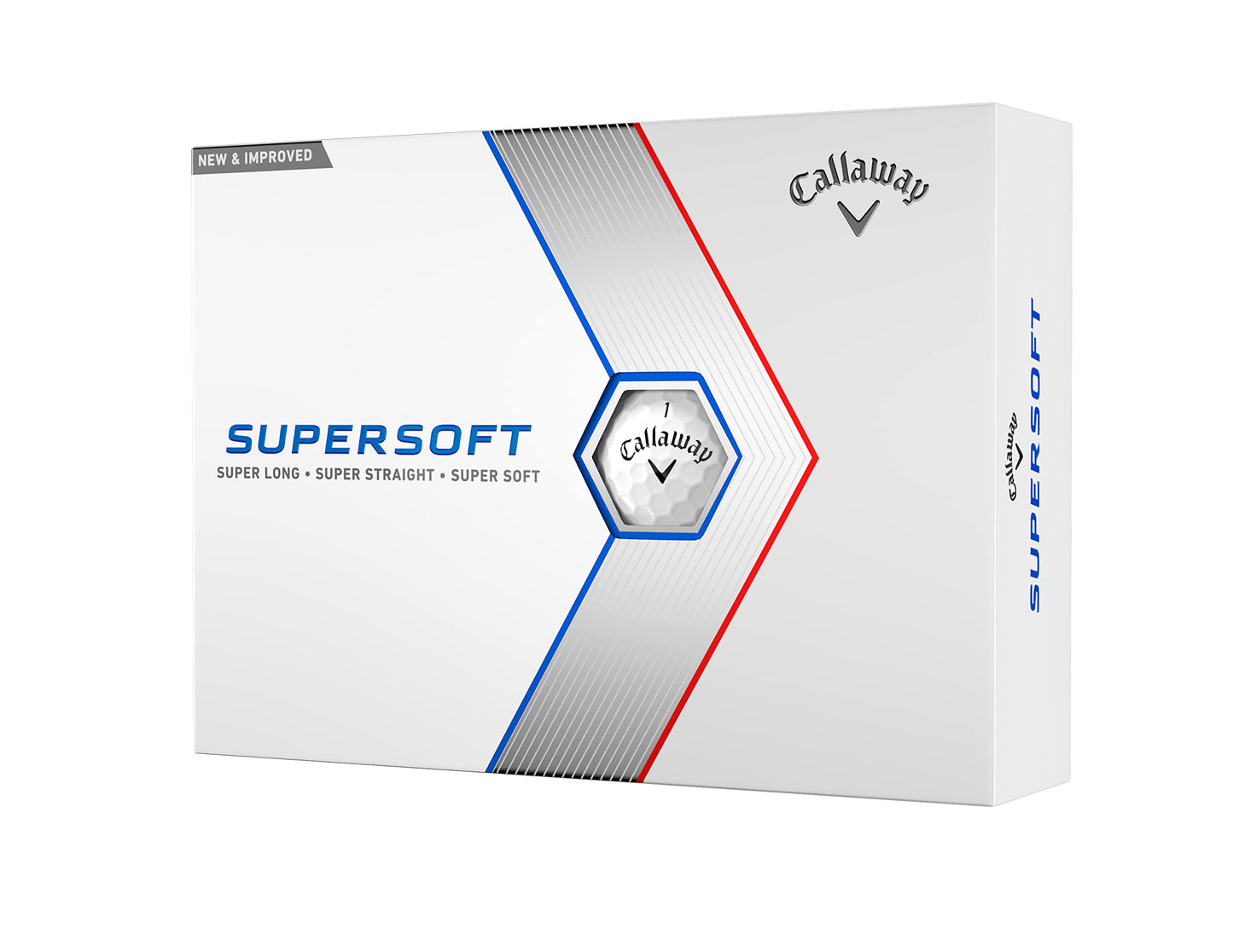 Callaway Golf Supersoft Golf Balls (2023, White)