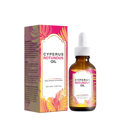 Cyperus Rotundus Oil, Natural Cyperus Rotundus Oil For Hair Removal, New upgrade Reduces Unwanted Hair Growth, Hair Removal & Smooth Skin, Suitable For All Skin Types - 60ml/2.02 Fl Oz -new - Available at All In One Marketplace Canada