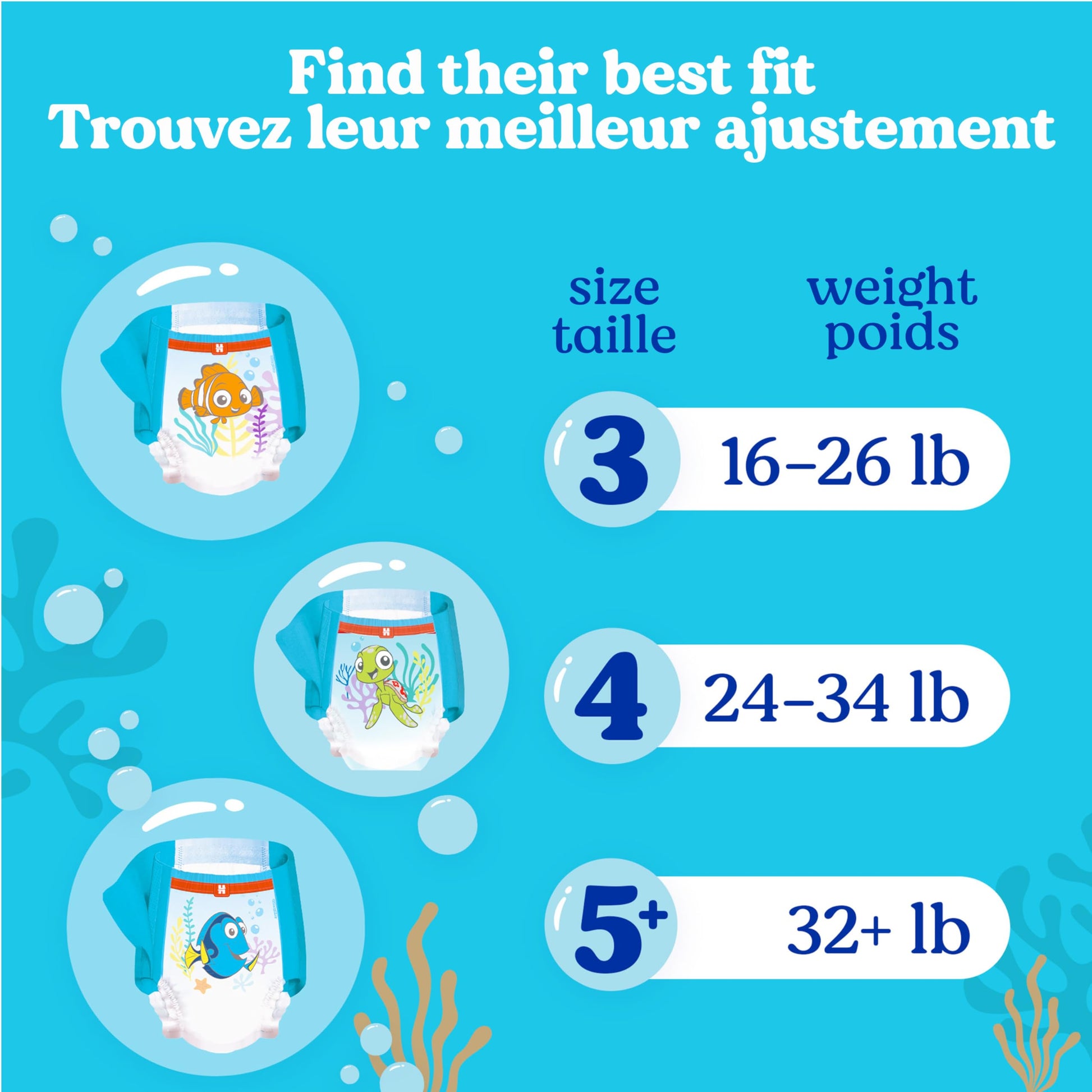 HUGGIES Little Swimmers Swim Diapers, Size 4 Medium, 24-34 lb, 11 Ct HUGGIES