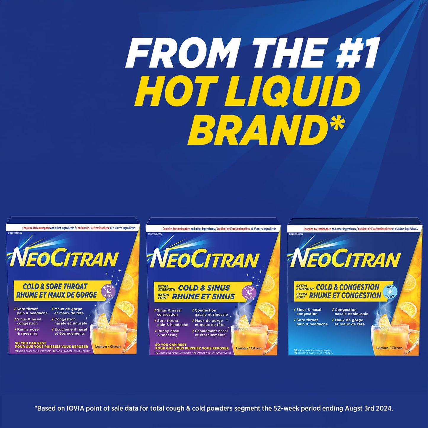 NEOCITRAN® ES Cold & Sinus Night Lemon NEOCITRAN