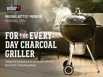 Weber Original Kettle Premium 22” Charcoal Grill Weber