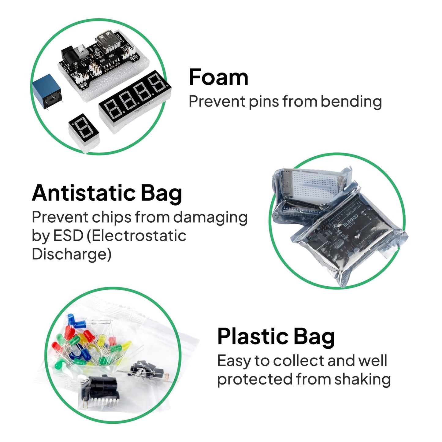 ELEGOO UNO R3 Super Starter Kit Compatible for Arduino- 60+ Components, 24-Lesson Tutorial, STEM Education Kit for Beginners Ages 10+ (Incl. Power Supply & 9V Battery) - Available at All In One Marketplace Canada