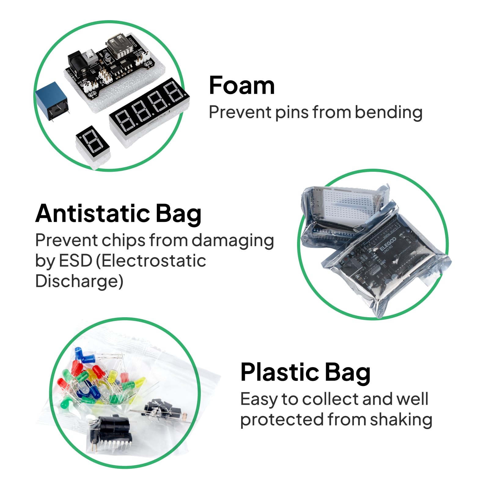 ELEGOO UNO R3 Super Starter Kit Compatible for Arduino- 60+ Components, 24-Lesson Tutorial, STEM Education Kit for Beginners Ages 10+ (Incl. Power Supply & 9V Battery) - Available at All In One Marketplace Canada