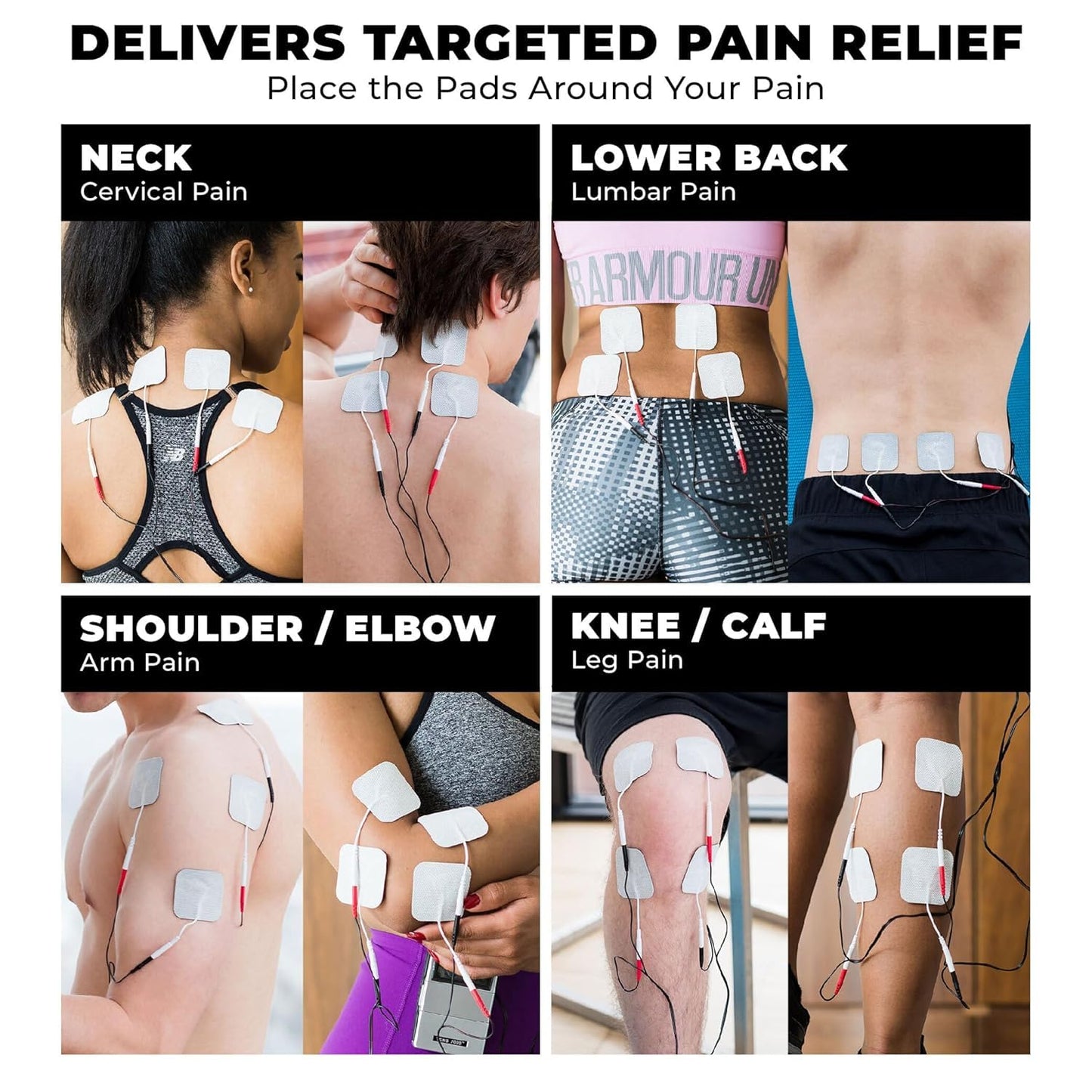 TENS 7000 Digital TENS Machine with Accessories - Muscle Stimulator Machine for Back Pain Relief, Sciatica, Neck, Nerve, Shoulder, Hip, Elbow, Muscle Pain Relief - Available at All In One Marketplace Canada
