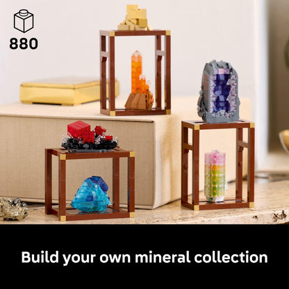 LEGO Ideas Mineral Collection Building Set for Adults, Ages 18+ - Bedroom or Office Decor with 3 Display Shelves - Unique Gift Idea for Men & Women - 21362 🍁 All In One Marketplace Canada