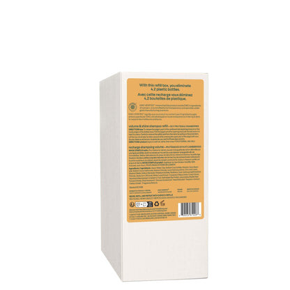 ATTITUDE Volume and Shine Hair Shampoo, Made in Canada, EWG Verified, For Thin Hair, Naturally Derived Ingredients, Vegan and Plant Based, Soy Protein and Cranberries, Bulk Refill, 2 Liters