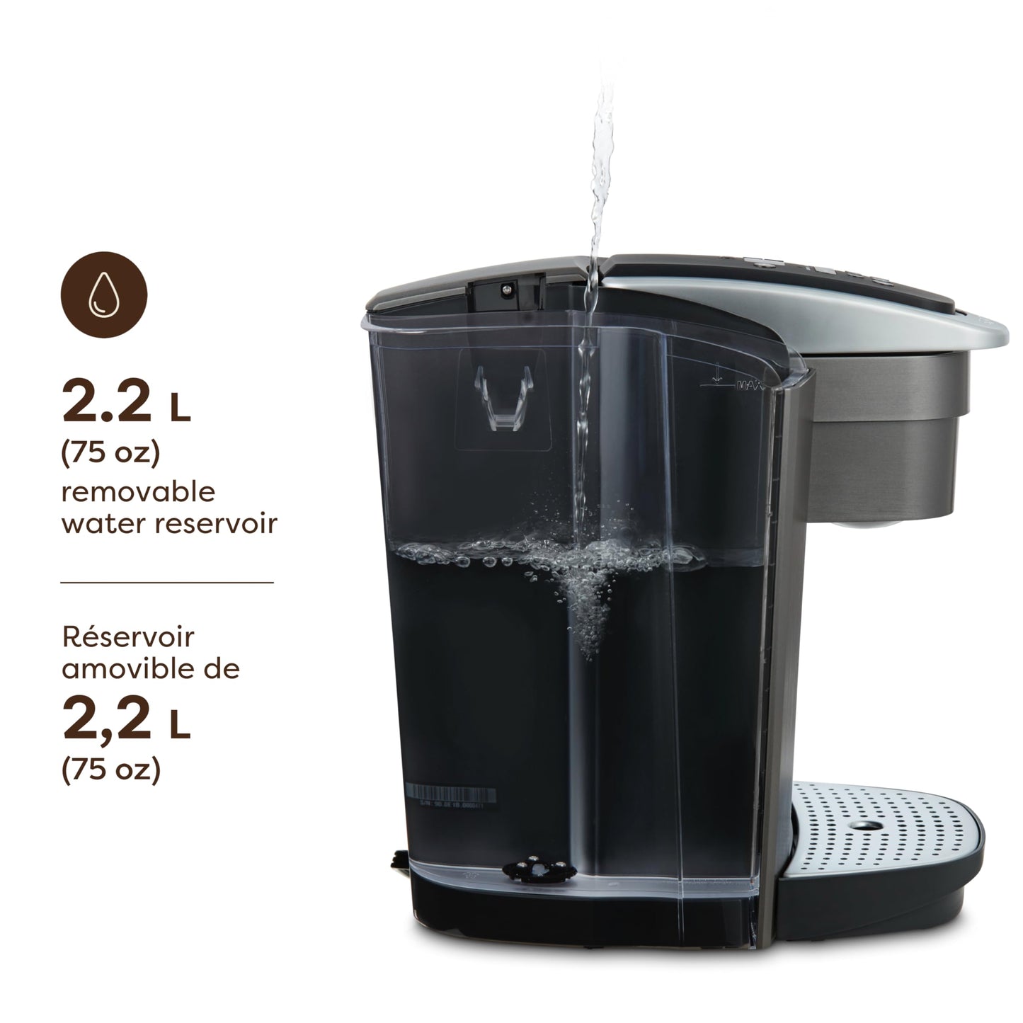 Keurig K-Elite Single Serve K-Cup Pod Coffee Maker, With Iced Brew Functionality And Quiet Brew Technology, Brushed Silver - Available at All In One Marketplace Canada