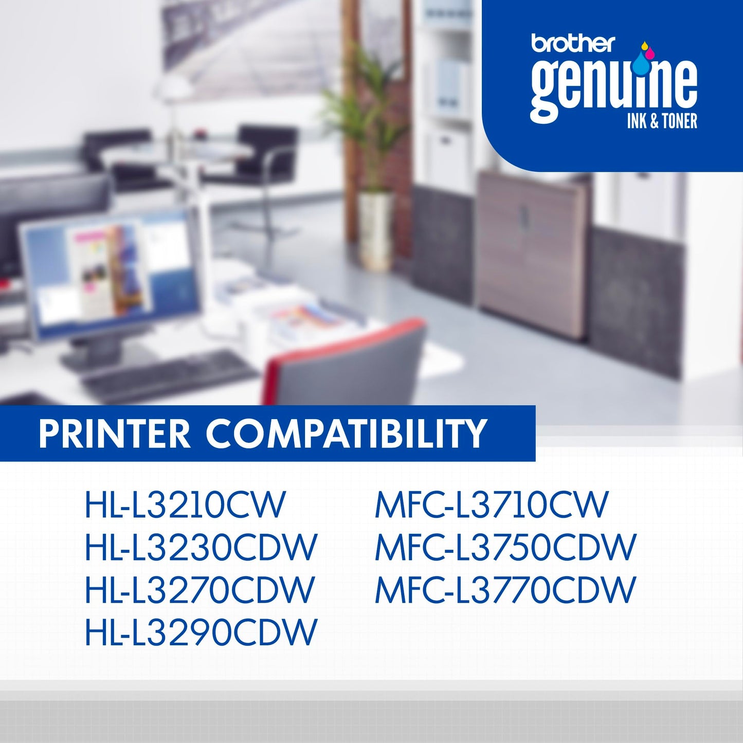 Brother Original TN227BK High-Yield Black Toner Cartridge, Higher Yield for Value, for Laser Printers HL-L3210CW, MFC-L3710CW, MFC-L3750CDW, and More 🍁 All In One Marketplace Canada