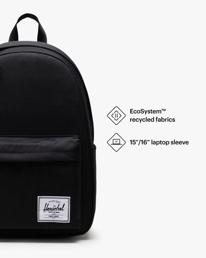 Herschel Classic Backpack, Unisex, Black, Mod XL - 25L Herschel