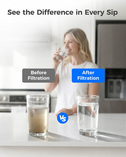 Waterdrop WD-F45 Replacement for Samsung® DA97-17376B, HAF-Qin/EXP, DA97-08006C, RF28R7201SR, RF28R7351SG, Refrigerator Water Filter, 3 Filters - Available at All In One Marketplace Canada